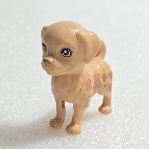 Barbie Doll Puppy Dog Brown Spots 2" Play ‘N' Wash Pets Playset Mattel